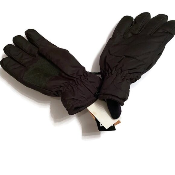 JACOB ASH MENS NEW GLOVES BLACK THINSULATE WATERPROOF BREATHABLE SIZE XL NWT - Picture 1 of 6